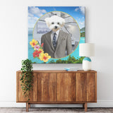 Mike Maltese Square Canvas