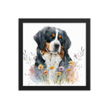 Milo Bernese Mountain Poster