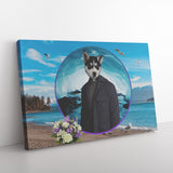 Niko Siberian Husky Rectangle Canvas