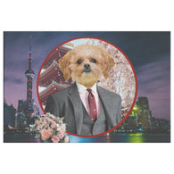 Ollie Shih Tzu Rectangle Canvas - The Green Gypsie