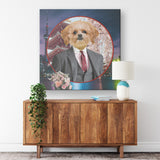 Ollie Shih Tzu Square Canvas