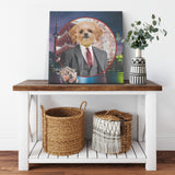 Ollie Shih Tzu Square Canvas