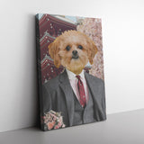 Ollie Shih Tzu Rectangle Canvas