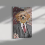 Ollie Shih Tzu Rectangle Canvas