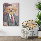 Ollie Shih Tzu Rectangle Canvas