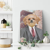 Ollie Shih Tzu Rectangle Canvas