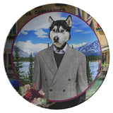 Oreo Alaskan Malamute Plate