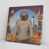 Rory Sloth Square Canvas