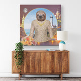 Rory Sloth Square Canvas