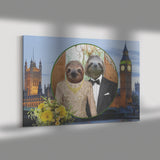 Rory & Logan Sloth Canvas