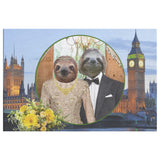 Rory & Logan Sloth Canvas