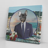 Rudy French Bulldog Canvas