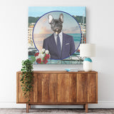 Rudy French Bulldog Canvas