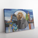 Sammy Cocker Spaniel Rectangle Canvas