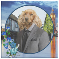 Sammy Cocker Spaniel Square Canvas