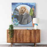 Sammy Cocker Spaniel Square Canvas