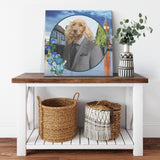 Sammy Cocker Spaniel Square Canvas