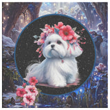 Snow White Maltese Canvas