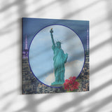 Statue of Liberty - New York Square Canvas