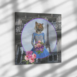 Trixie Tigress Square Canvas