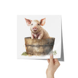 Vintage Pig 12x2 Poster