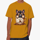 I Need Coffee German Shepherd T Shirt