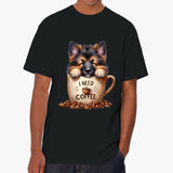 I Need Coffee German Shepherd T Shirt