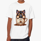 I Need Coffee German Shepherd T Shirt