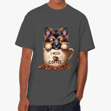 I Need Coffee German Shepherd T Shirt