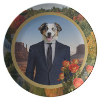 Aussie Australian Shepherd Plate - The Green Gypsie