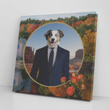 Aussie Australian Shepherd Canvas - The Green Gypsie