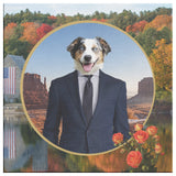 Aussie Australian Shepherd Canvas - The Green Gypsie