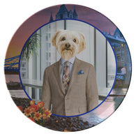 Benji Yorkshire Terrier Plate - The Green Gypsie