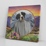 Bernie Bernese Mountain Dog Canvas - The Green Gypsie