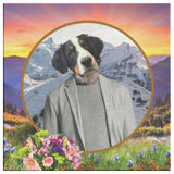 Bernie Bernese Mountain Dog Canvas - The Green Gypsie