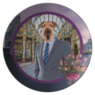 Bingley Airedale Terrier Plate - The Green Gypsie