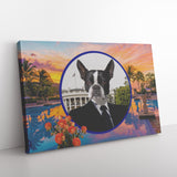 Buddy Boston Terrier Canvas