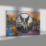 Buddy Boston Terrier Canvas