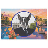 Buddy Boston Terrier Canvas