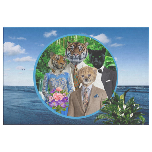 Cats Club Canvas - The Green Gypsie