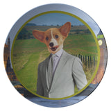 Cody Welsh Corgis Plate - The Green Gypsie