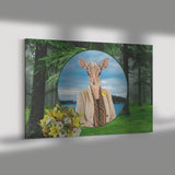 Daisy Deer Canvas