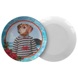 Donny Dachshund Plate - The Green Gypsie