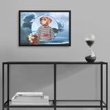 Donny Dachshund Framed Print