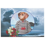 Donny Dachshund Canvas