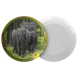 Elephant Family Plate - The Green Gypsie