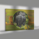 Elephant Family Canvas