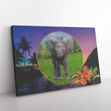 Ella Elephant Canvas