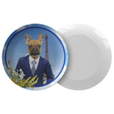 Finn French Bulldog Plate - The Green Gypsie