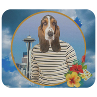 Henry Basset Hound Seattle Mousepad - The Green Gypsie